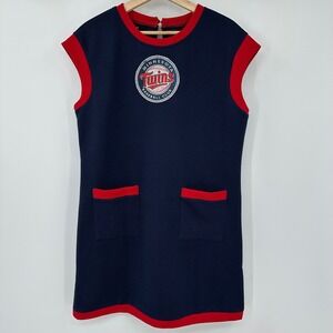 Minnesota Twins Baseball Dress MLB Pockets Medium Large‎ XL Halloween Costume!